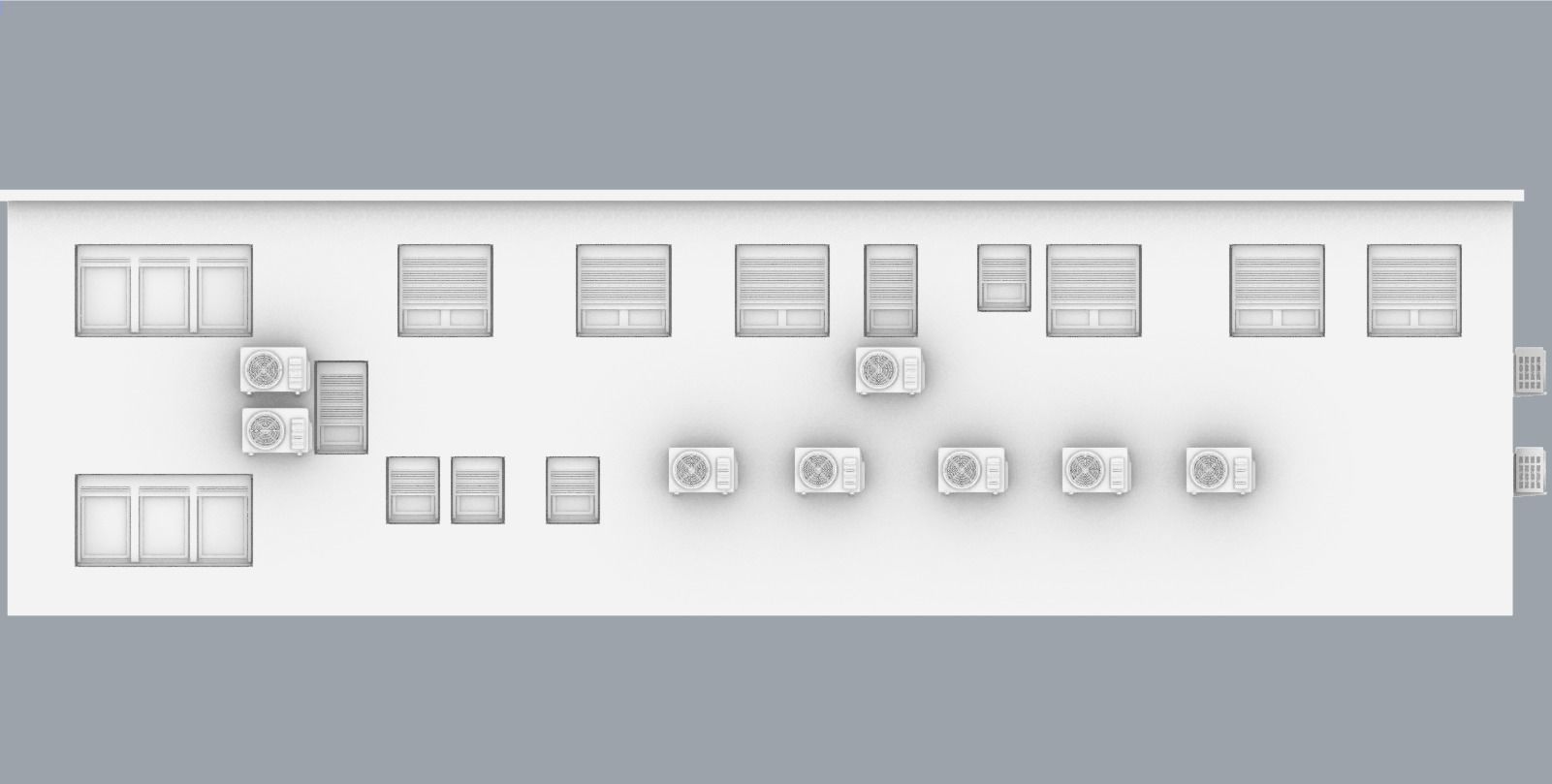 LNG Terminal Administrative Building Low-poly 3D model_16
