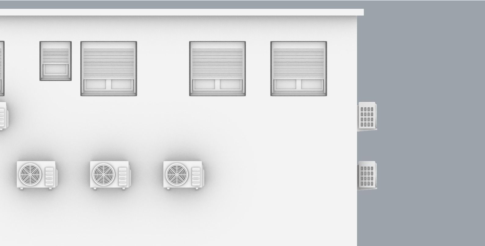 LNG Terminal Administrative Building Low-poly 3D model_19