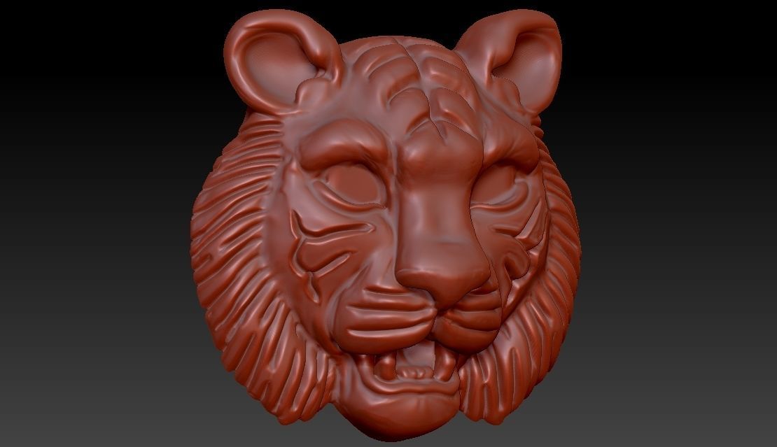 sabyasachi Tiger pendant 3D print model_3