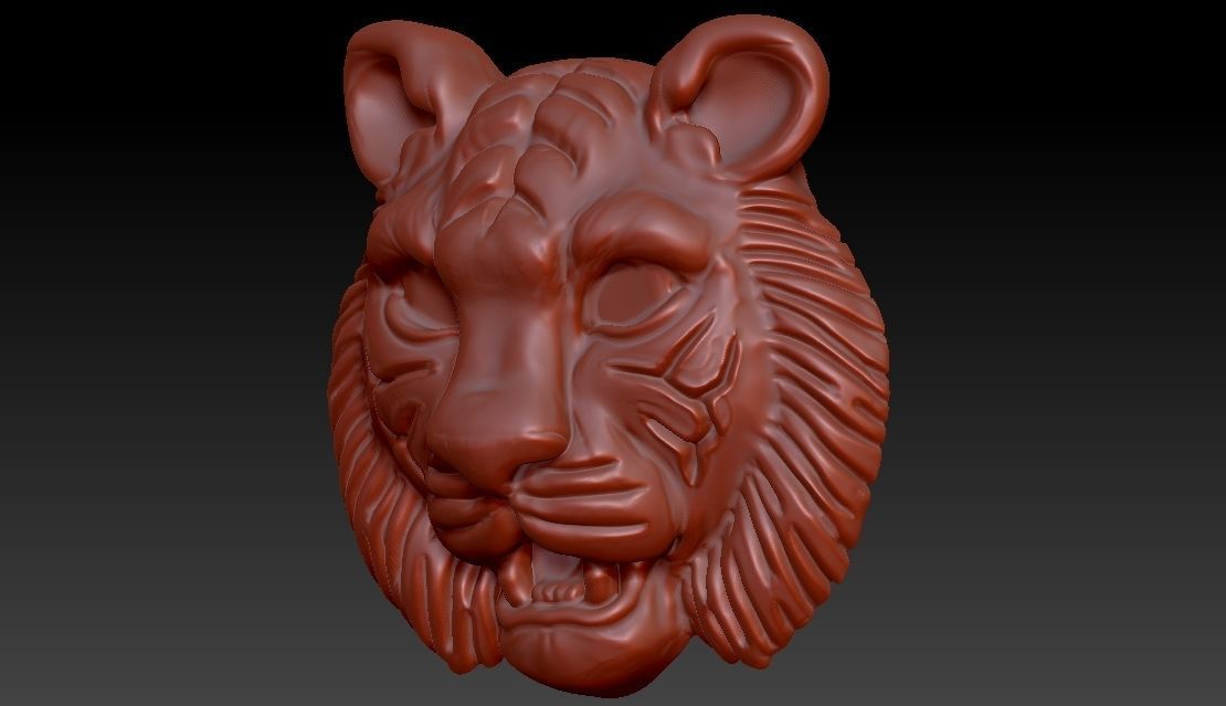 sabyasachi Tiger pendant 3D print model_2