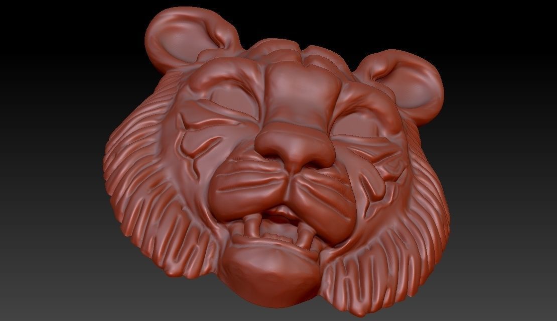 sabyasachi Tiger pendant 3D print model_4