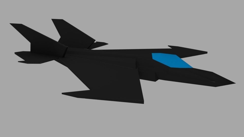 Fighter Jet 3D model_3