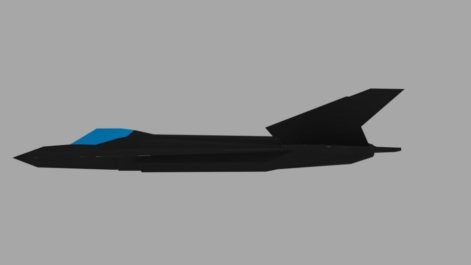 Fighter Jet 3D model_1