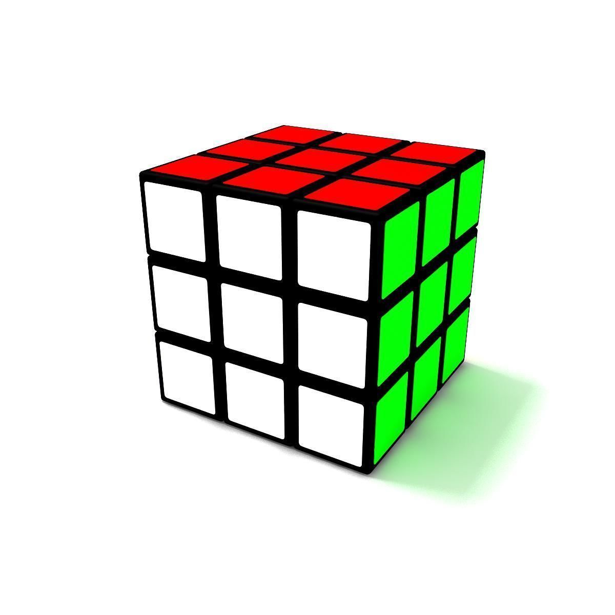 Rubik Cube 3D model_1