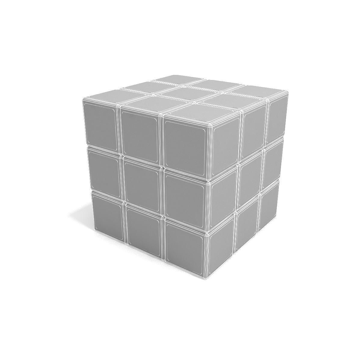 Rubik Cube 3D model_3