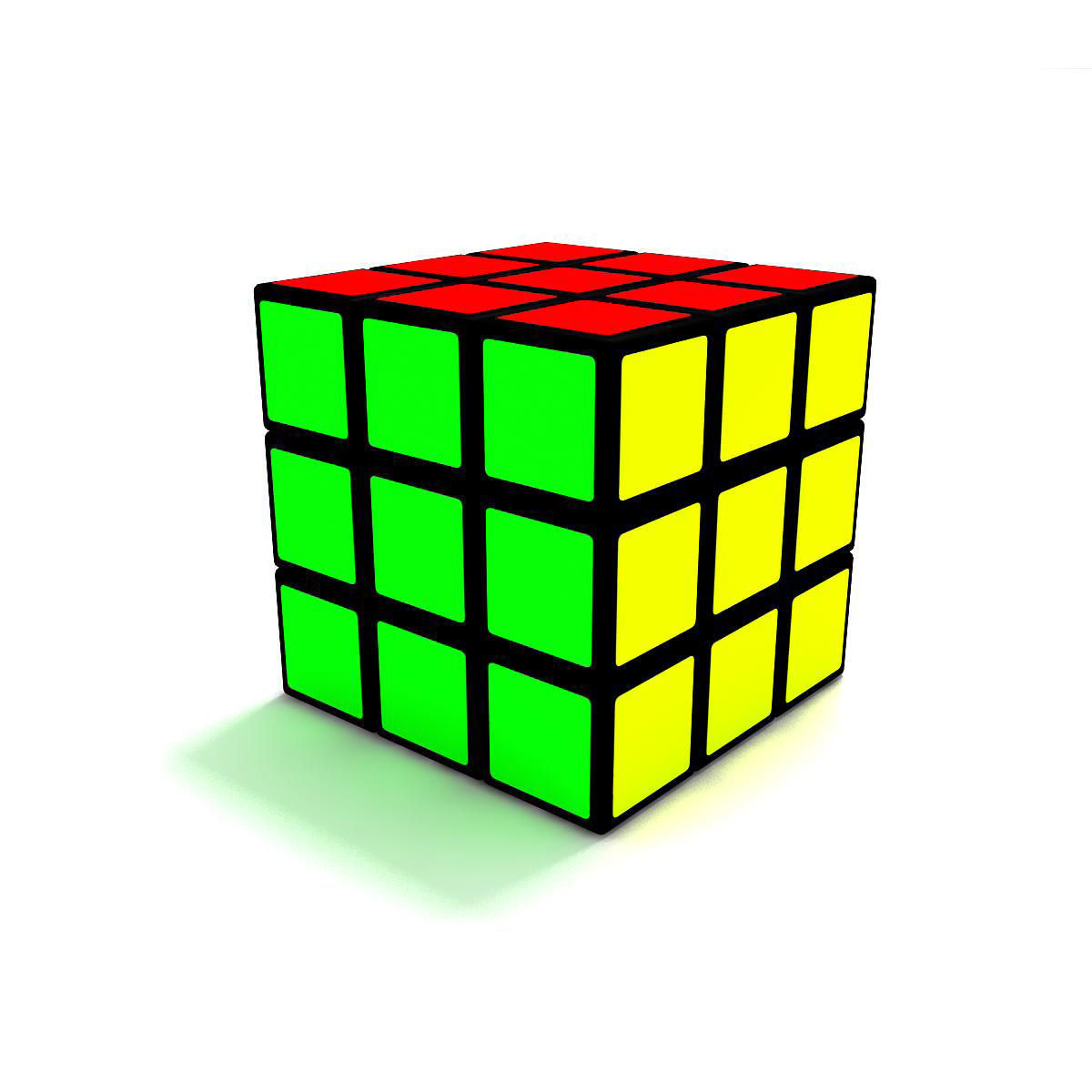 Rubik Cube 3D model_2