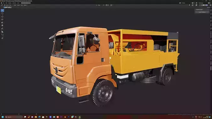 Ashok leyland truck Exterior model 3D model