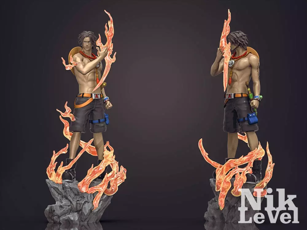 Portgas D  Ace OnePiece 3D Printable  3D print model_0