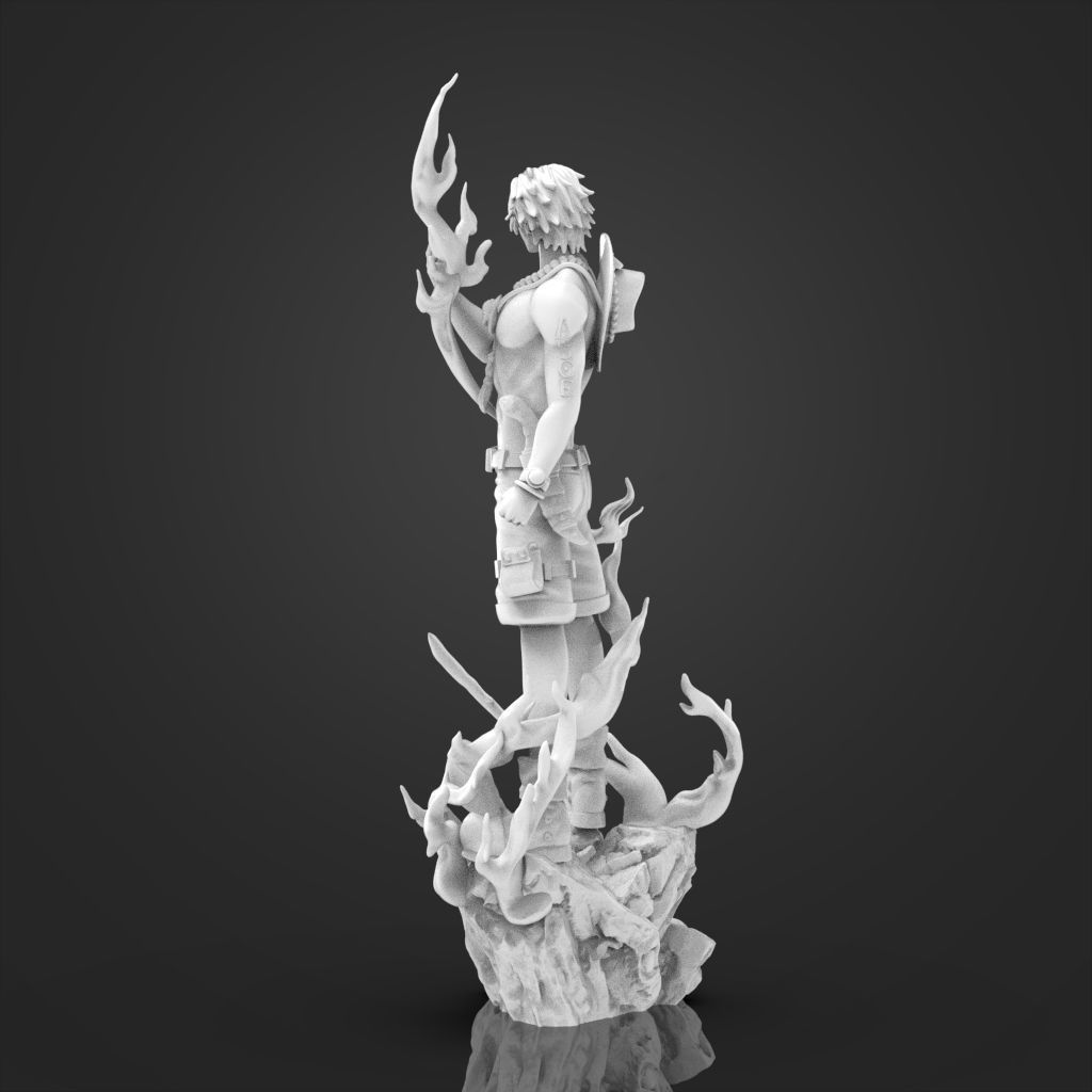 Portgas D  Ace OnePiece 3D Printable  3D print model_18