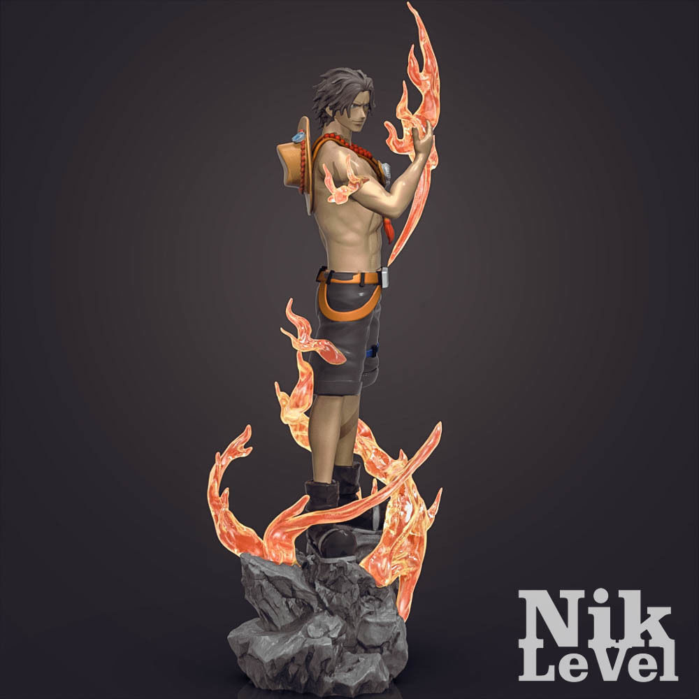 Portgas D  Ace OnePiece 3D Printable  3D print model_8