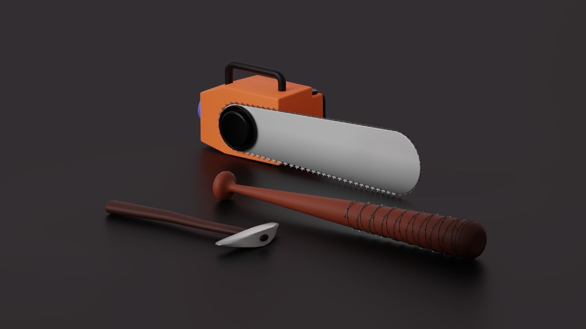 Weapon Props Softpack Low-poly 3D model_8