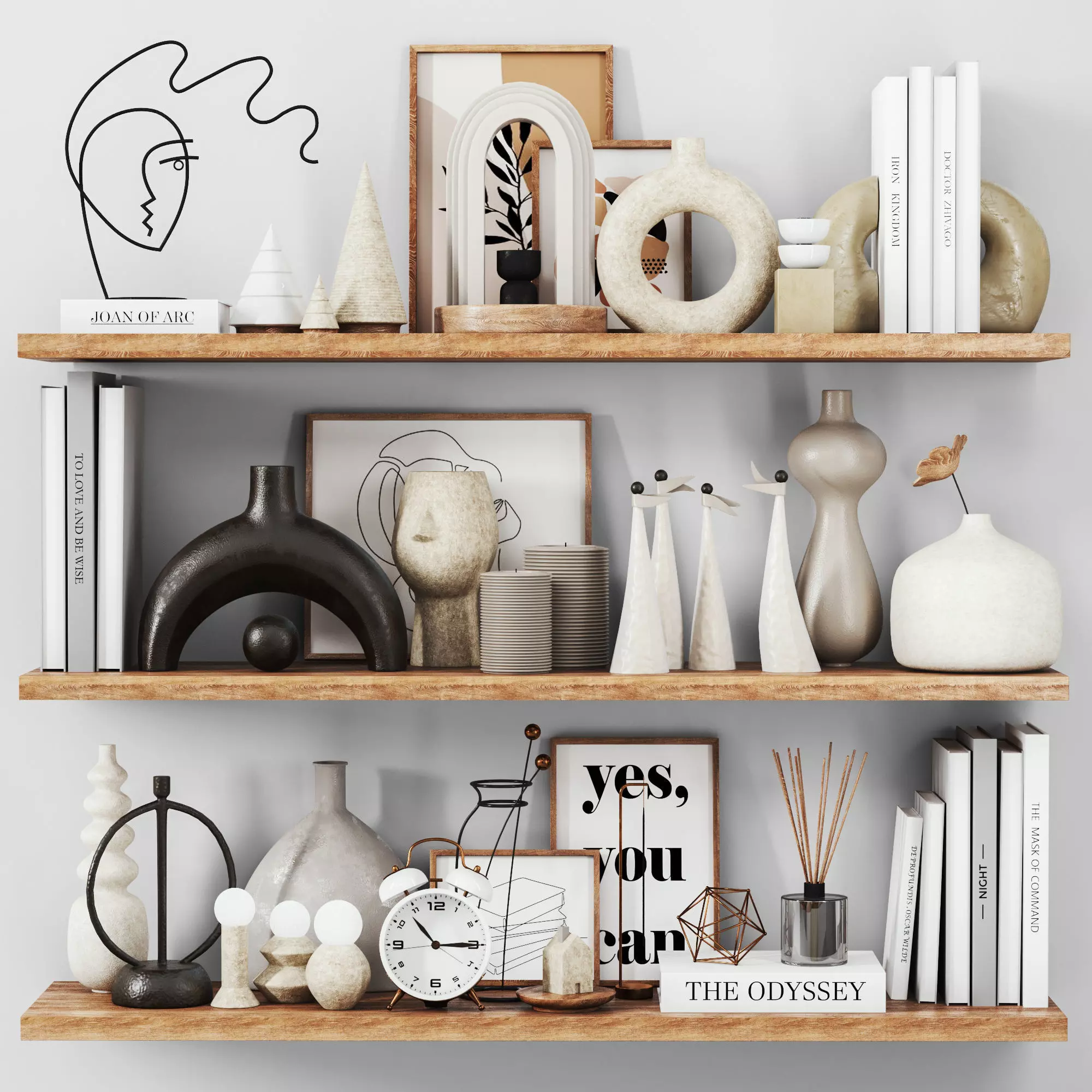 decorative set 04 3D model_0