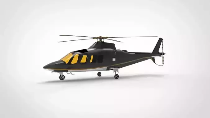 helicopter AW109 3D model