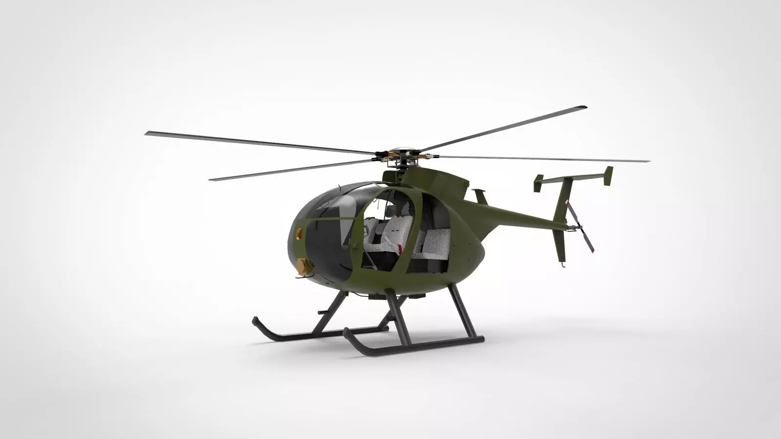 Helicopter MD500 3D model_0