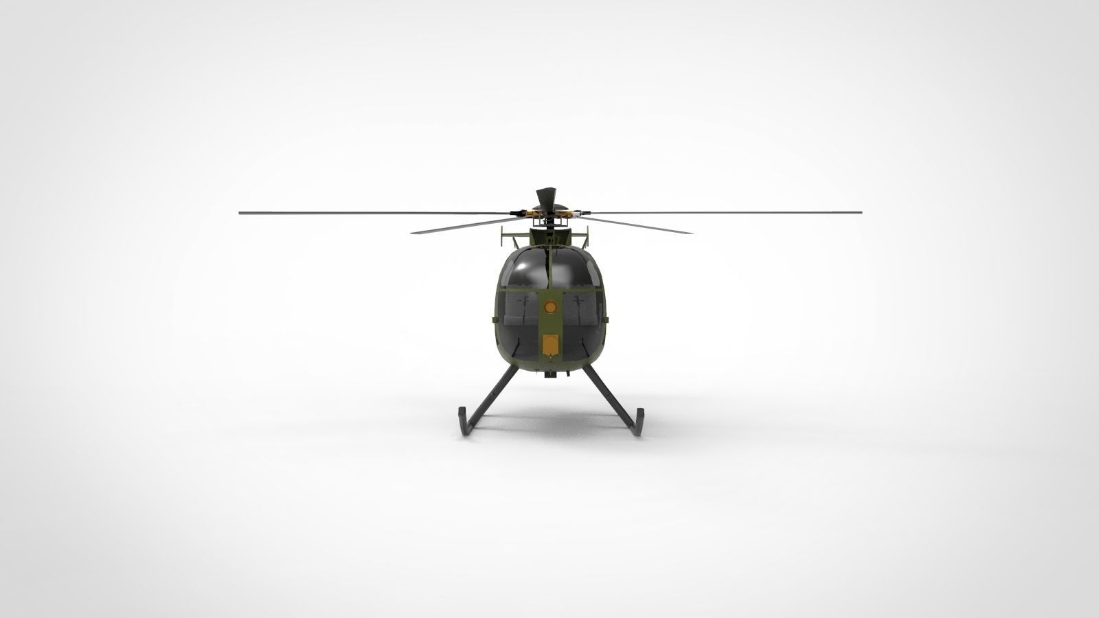 Helicopter MD500 3D model_3