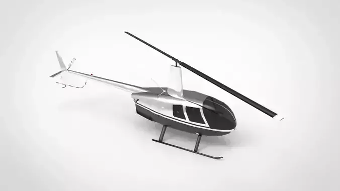 Robinson R44 Raven 3D model