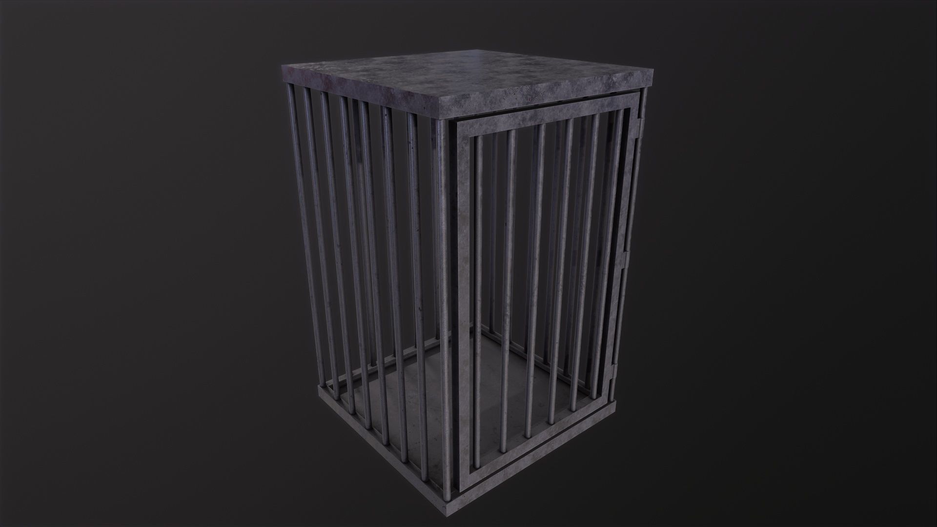 Cage 3D Model Low-poly 3D model_2
