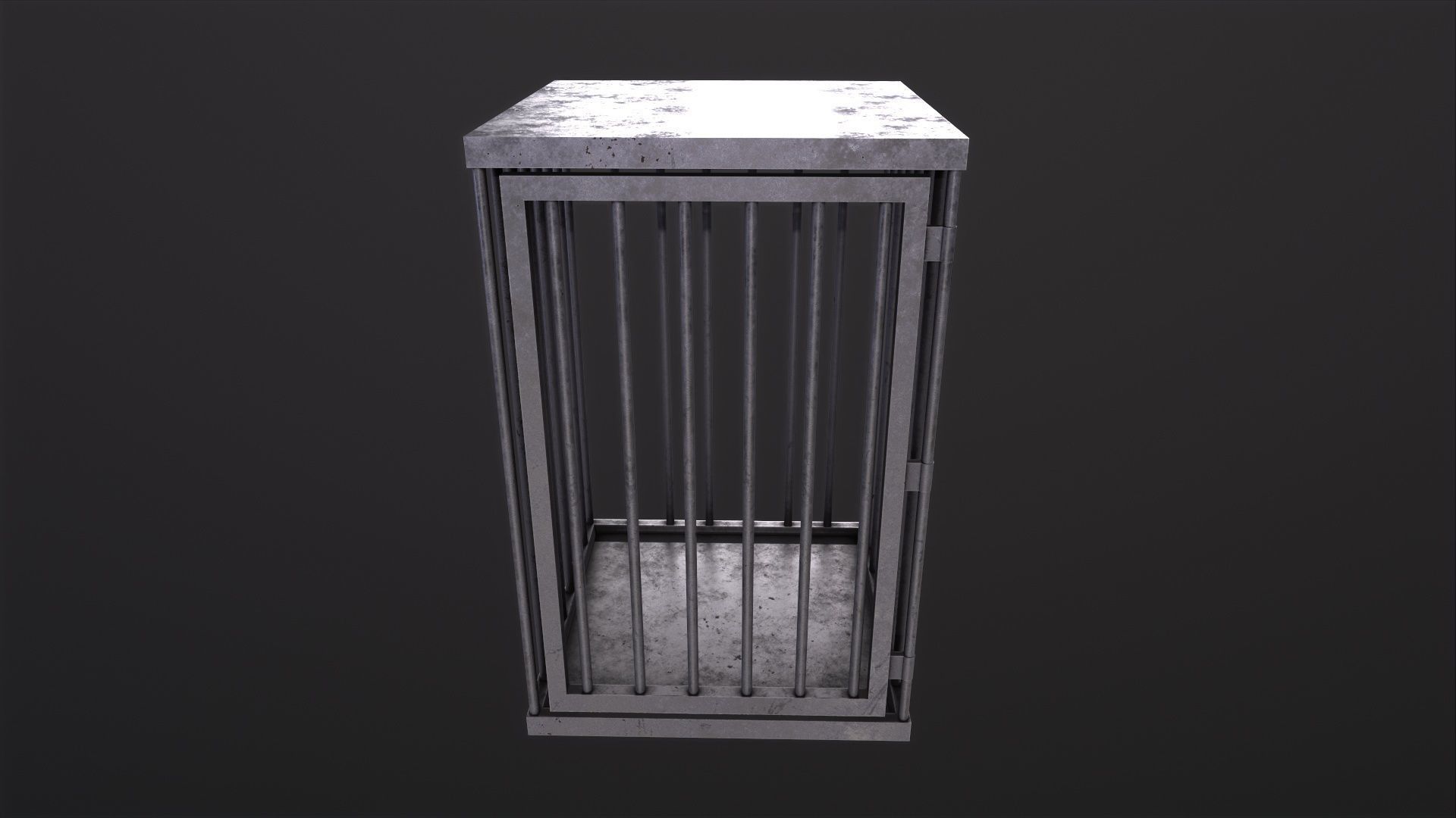 Cage 3D Model Low-poly 3D model_3