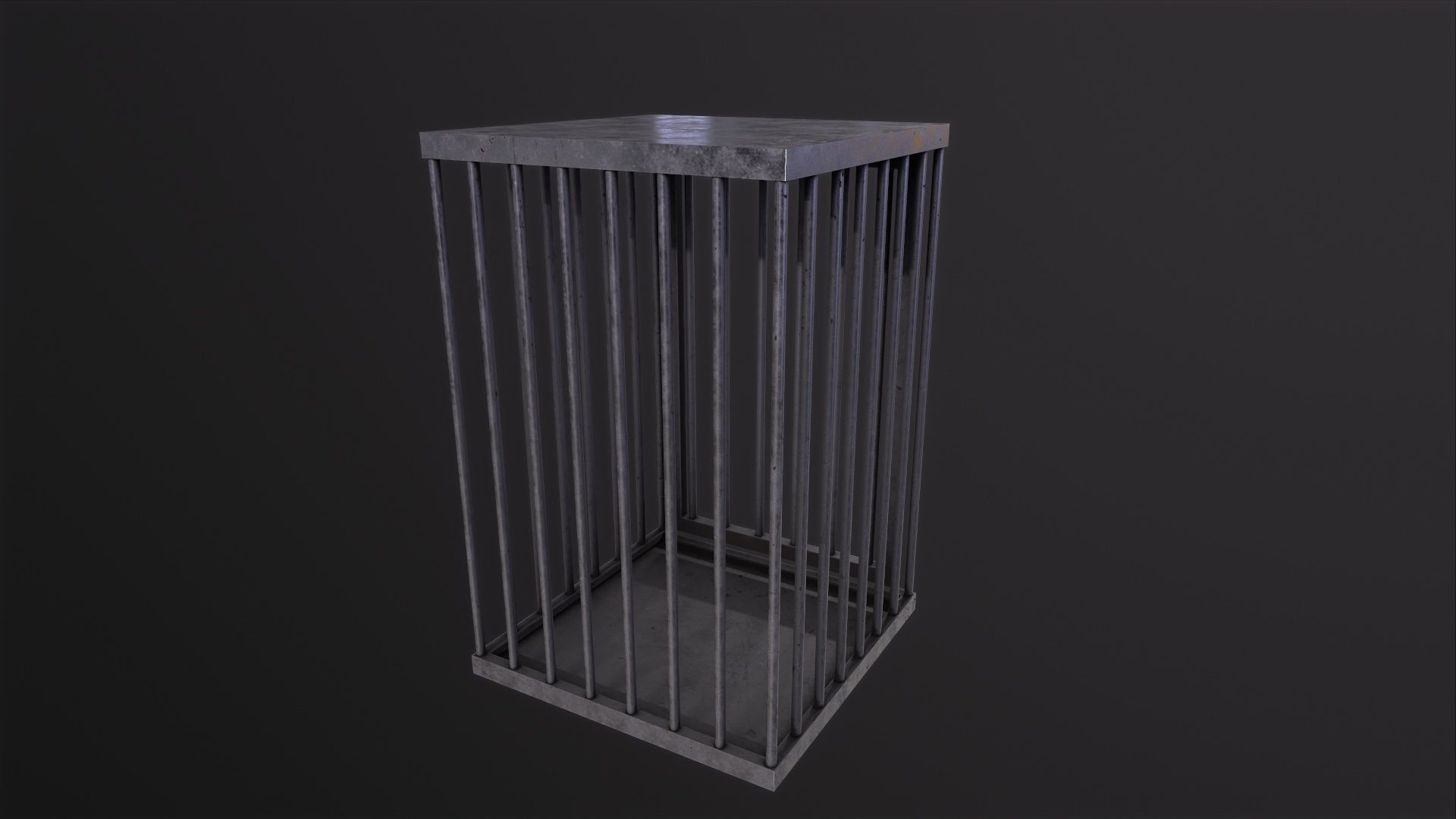 Cage 3D Model Low-poly 3D model_5