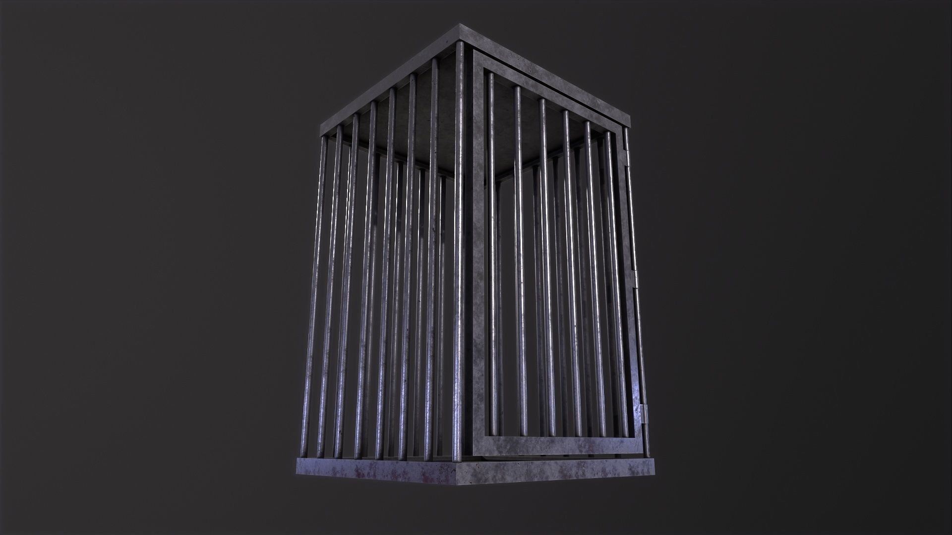 Cage 3D Model Low-poly 3D model_4