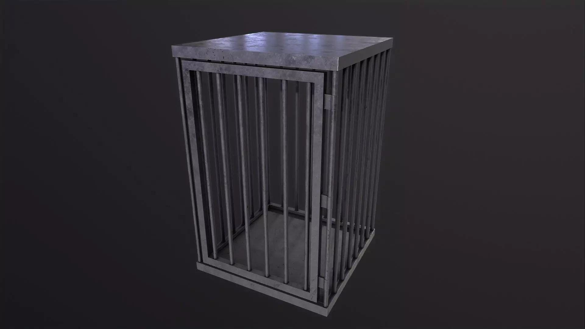 Cage 3D Model Low-poly 3D model_0