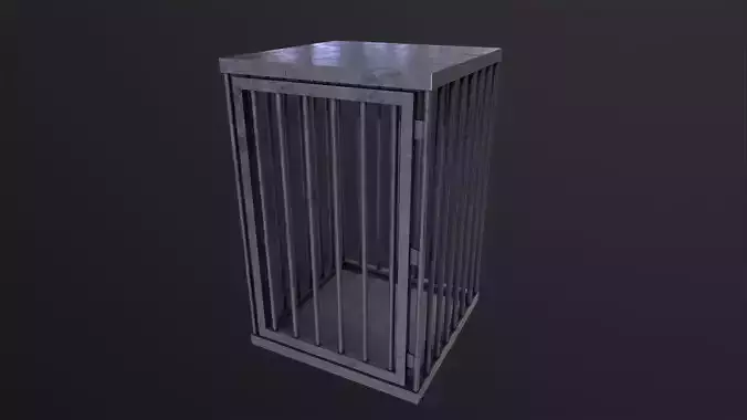 Cage 3D Model Low-poly 3D model