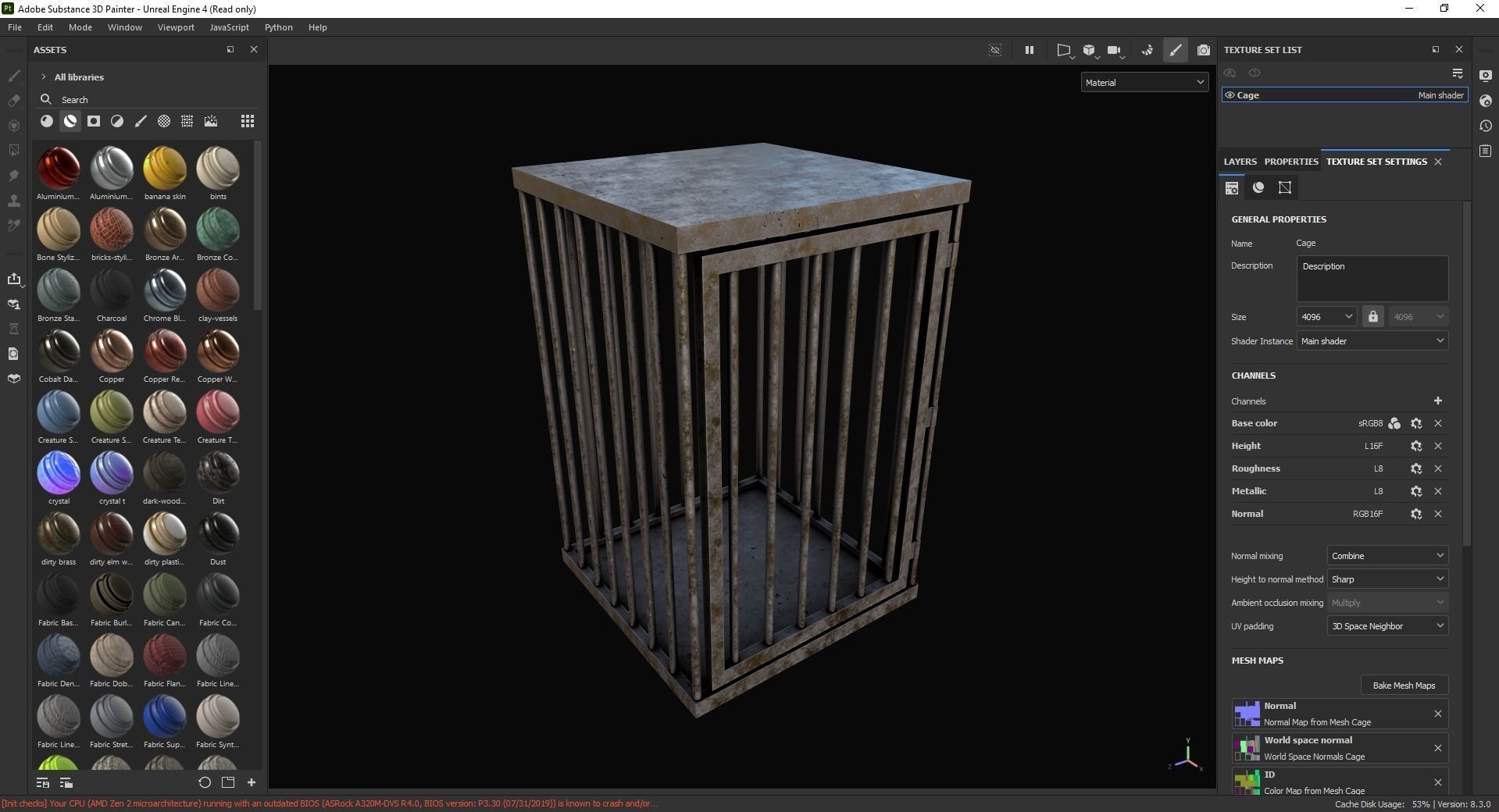 Cage 3D Model Low-poly 3D model_6