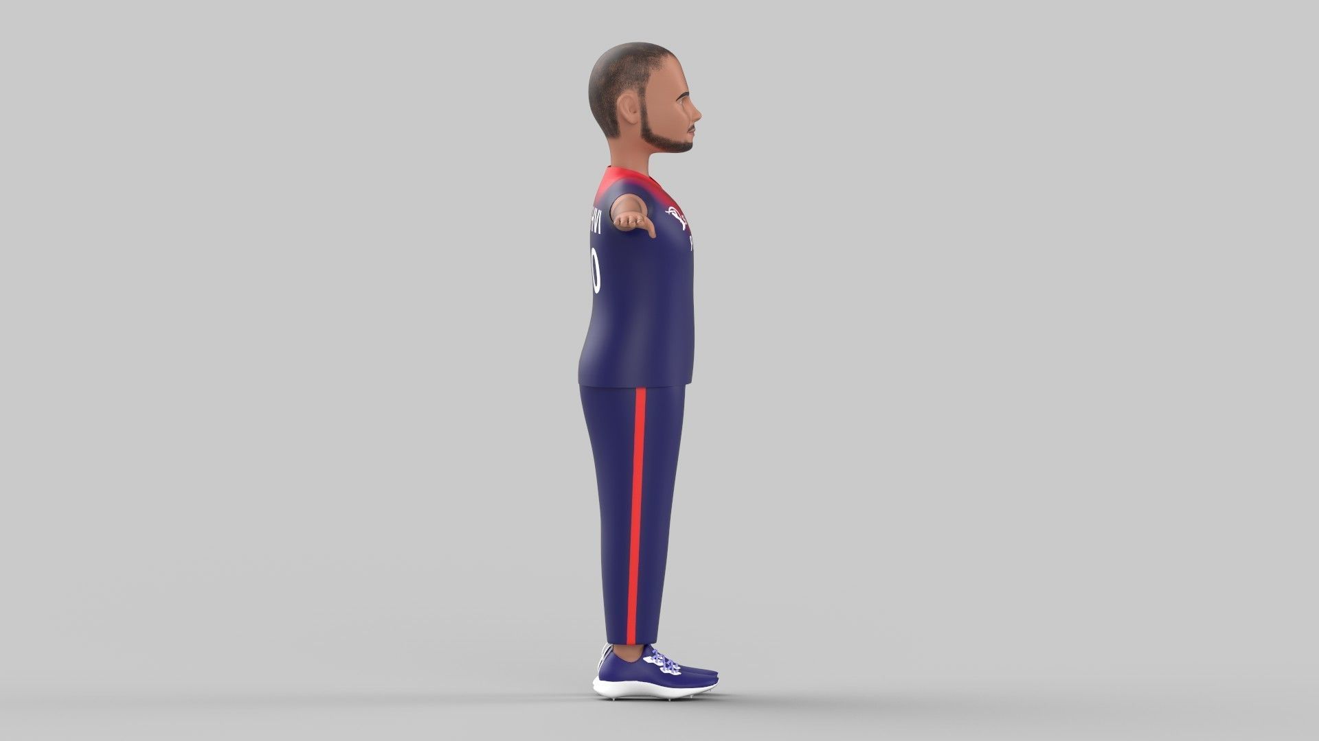 Prithvi Shaw 3D model_2