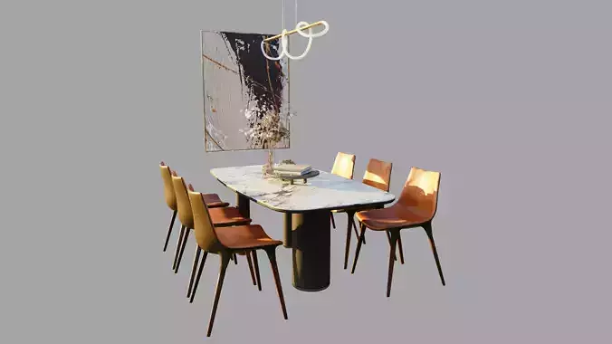 Dinning Set Vray