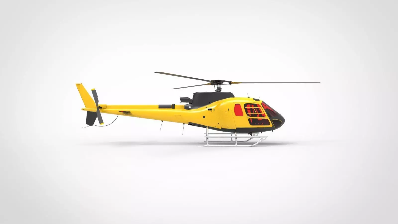 Helicopter Airbus H125 3D model_0