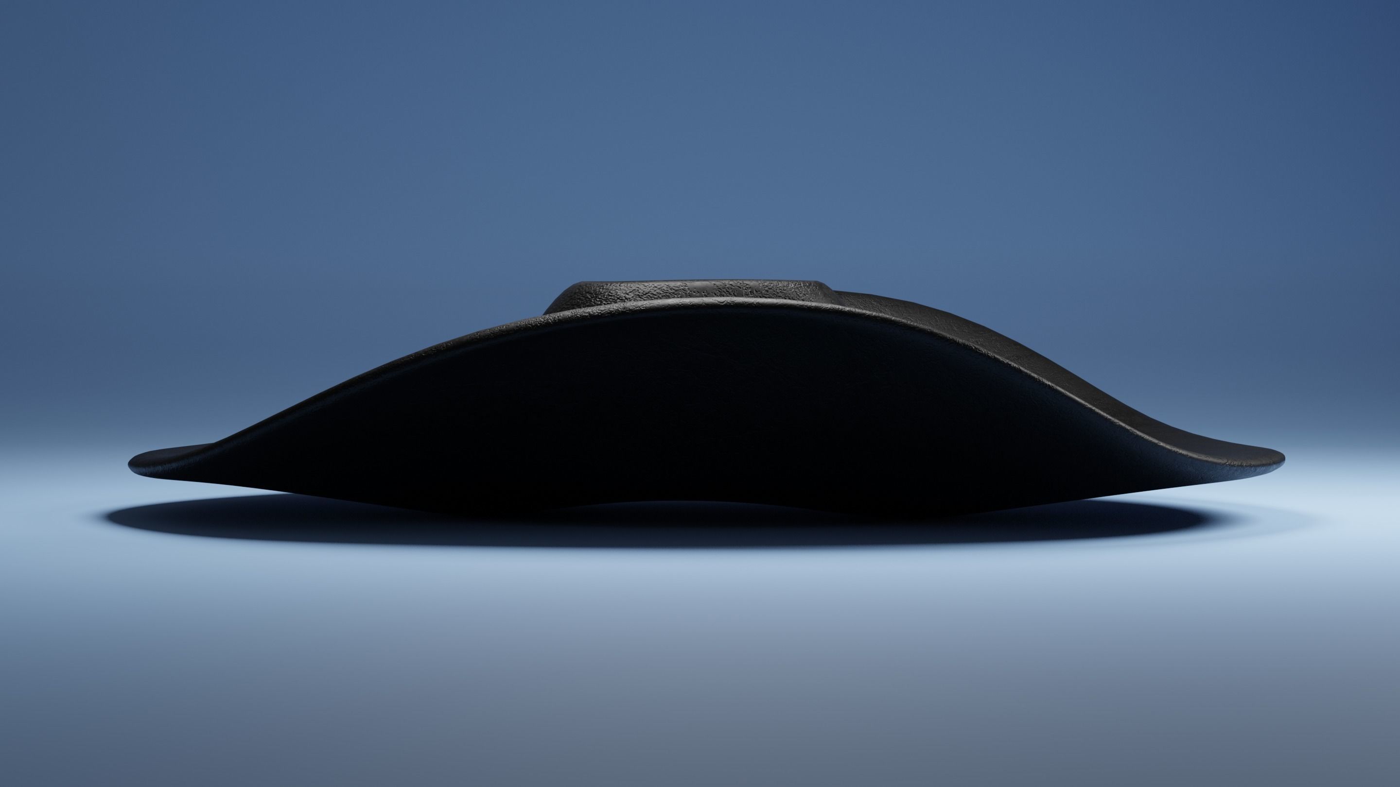 Cowboy Hat Low-poly 3D model_7