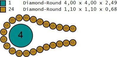 Woman Solitaire Ring 671 3D print model_9