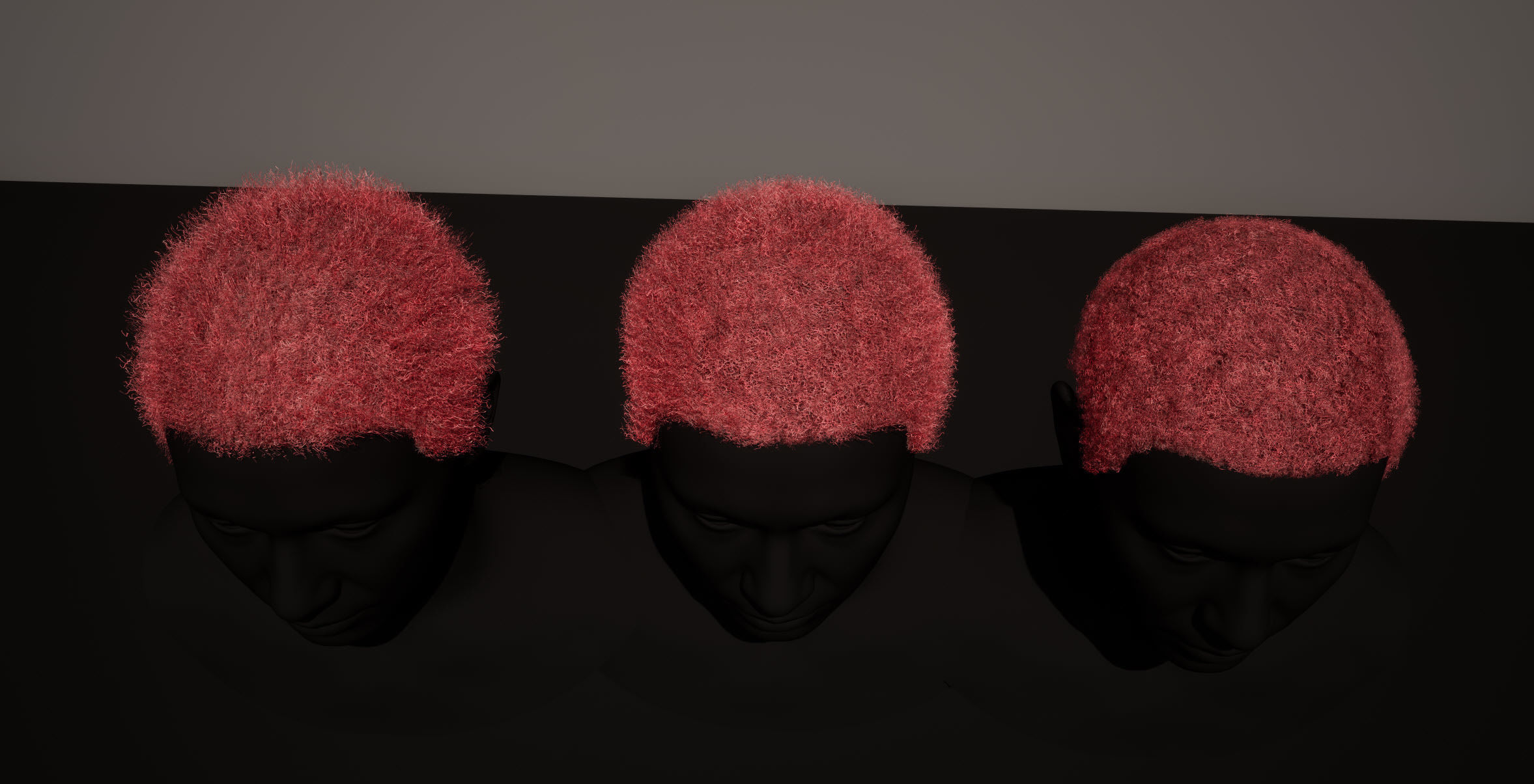 Real time afro hair 3D model_5