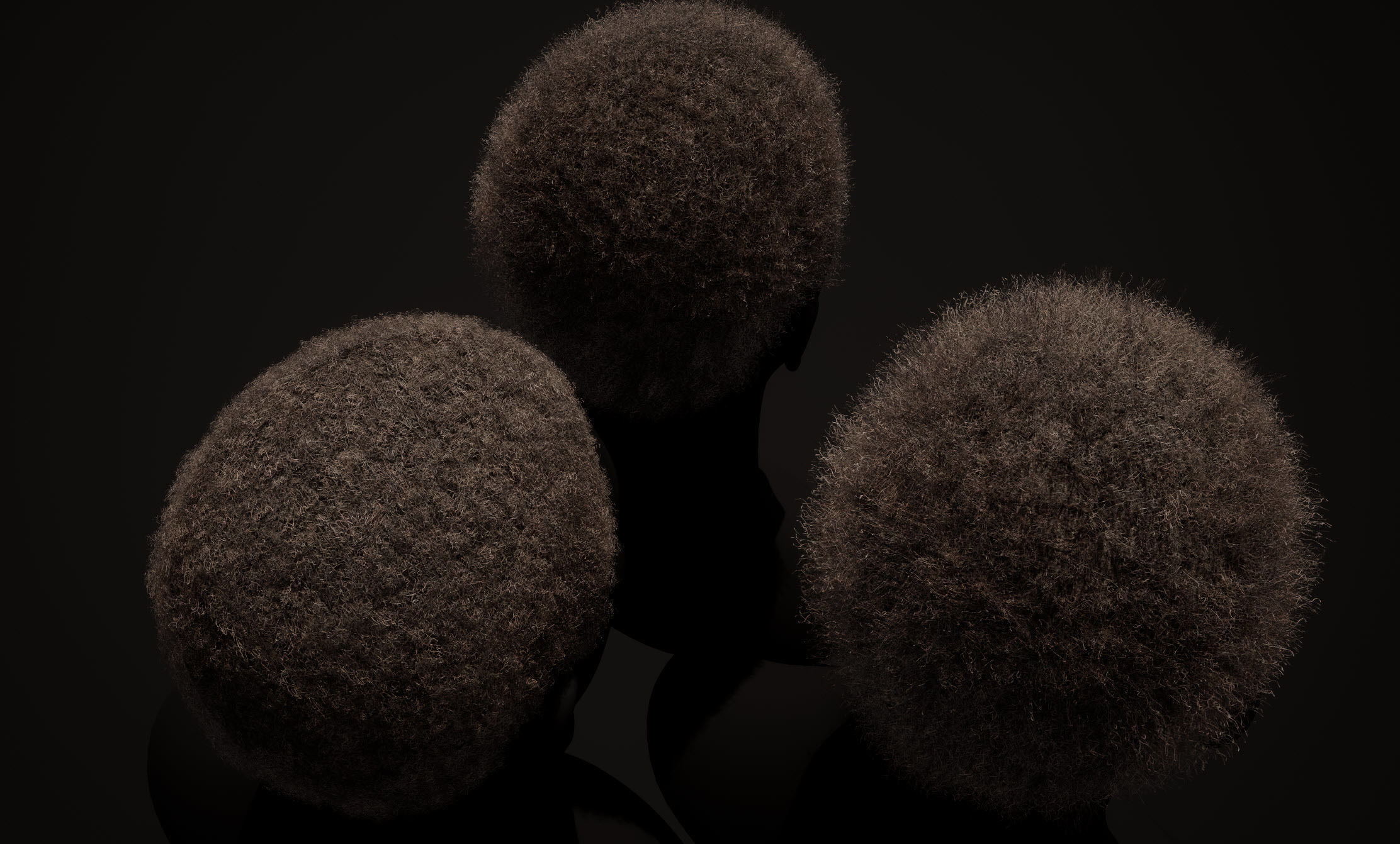 Real time afro hair 3D model_3
