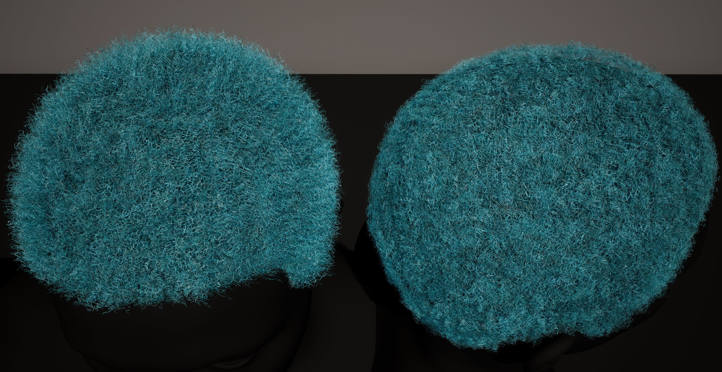 Real time afro hair 3D model_6