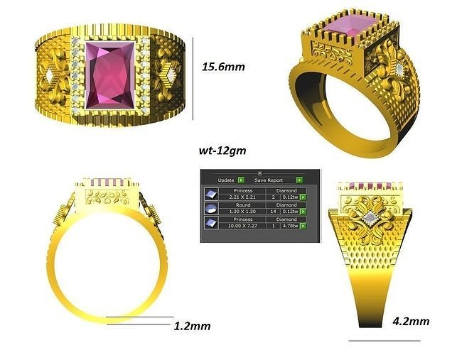 jents ring  3D print model