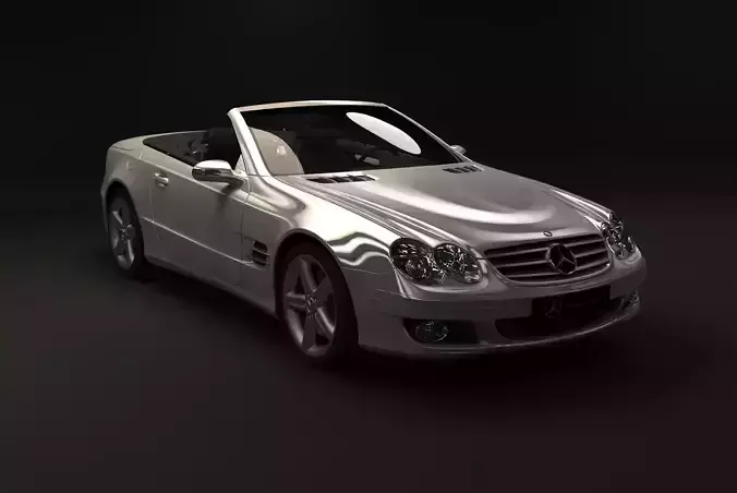 Mercedes SL500 Roadster 2005 3D model