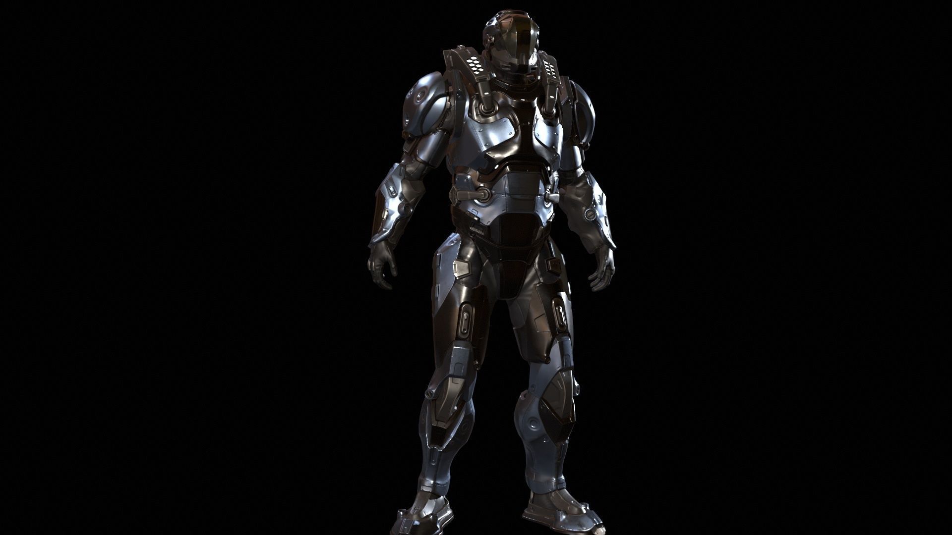 CyberJagg Low-poly 3D model_21