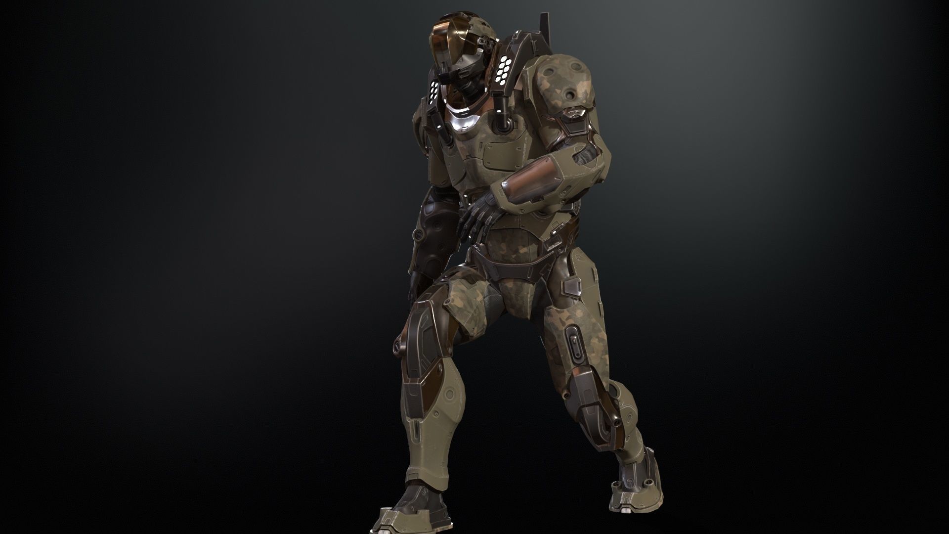 CyberJagg Low-poly 3D model_26