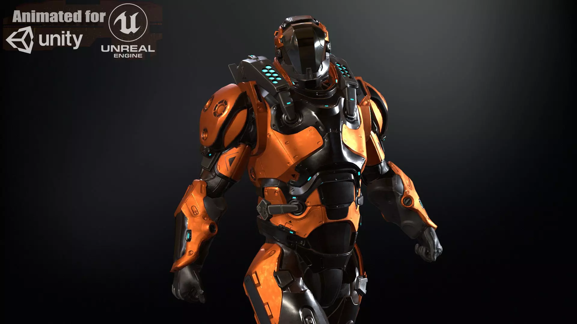 CyberJagg Low-poly 3D model_0