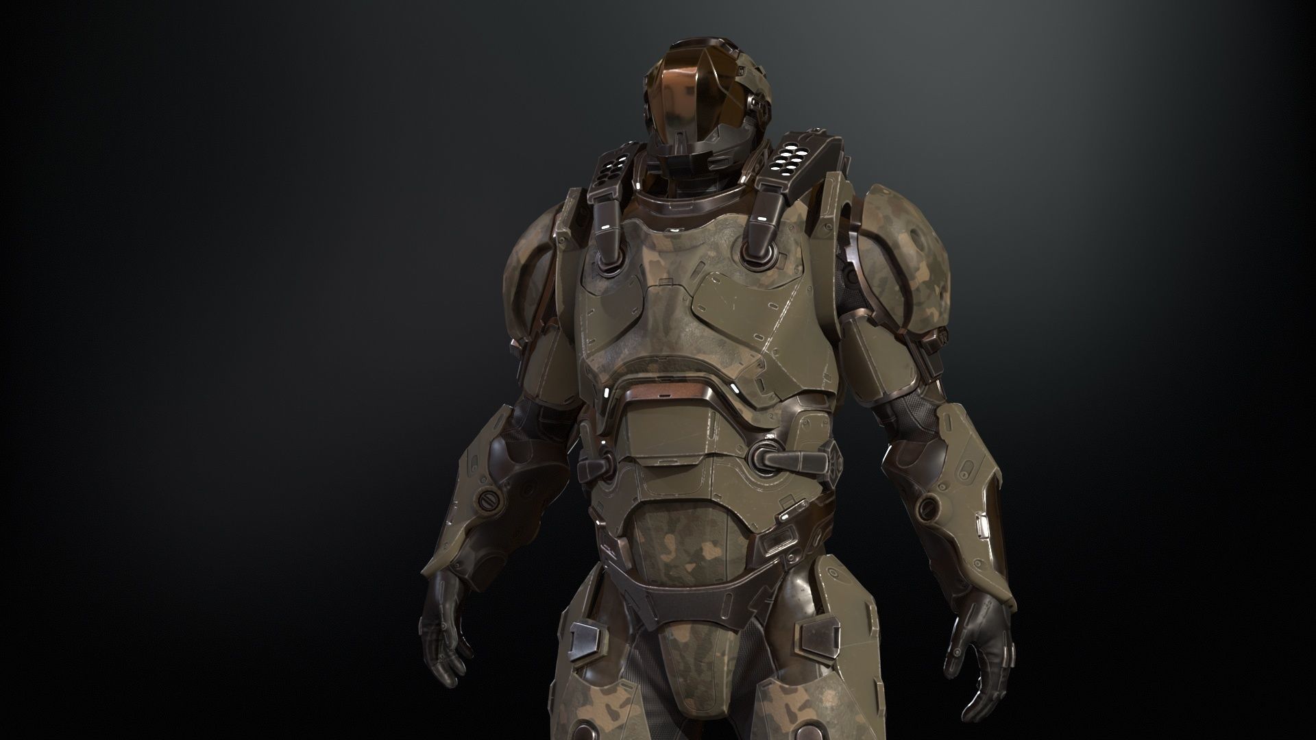 CyberJagg Low-poly 3D model_24
