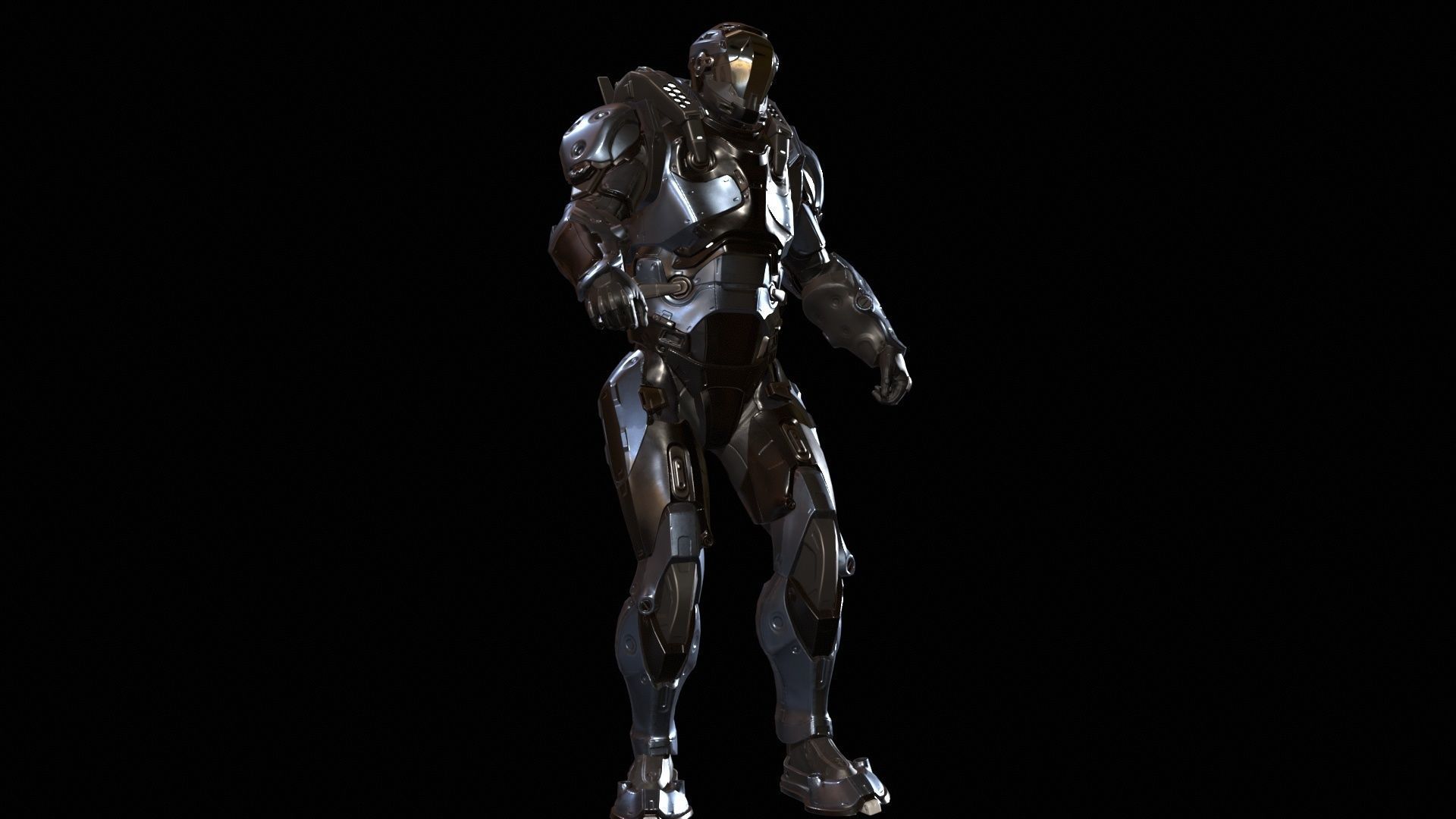 CyberJagg Low-poly 3D model_22