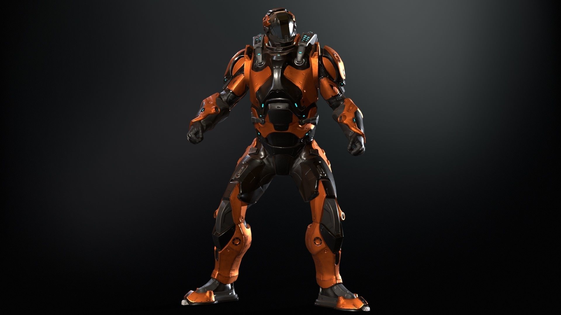 CyberJagg Low-poly 3D model_35