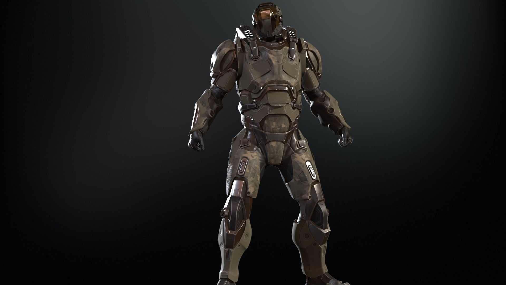 CyberJagg Low-poly 3D model_25