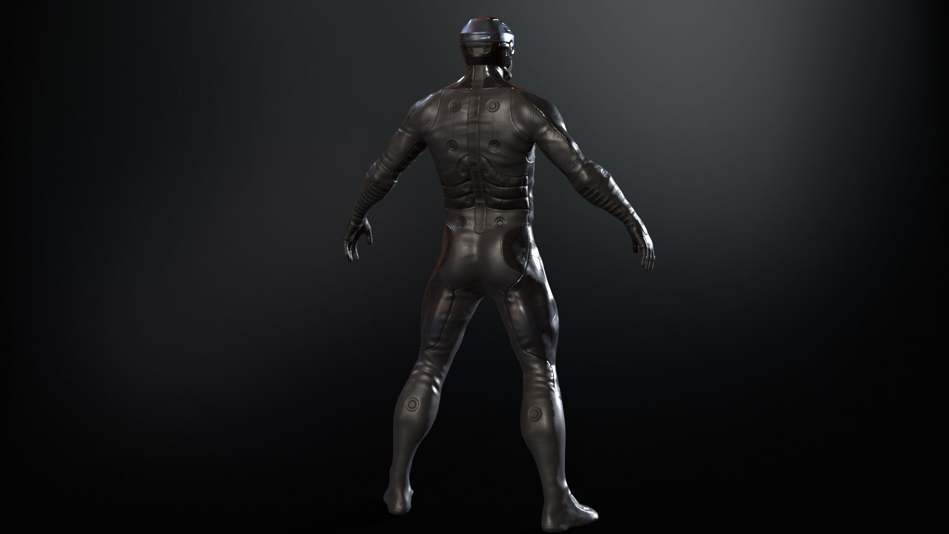 CyberJagg Low-poly 3D model_4