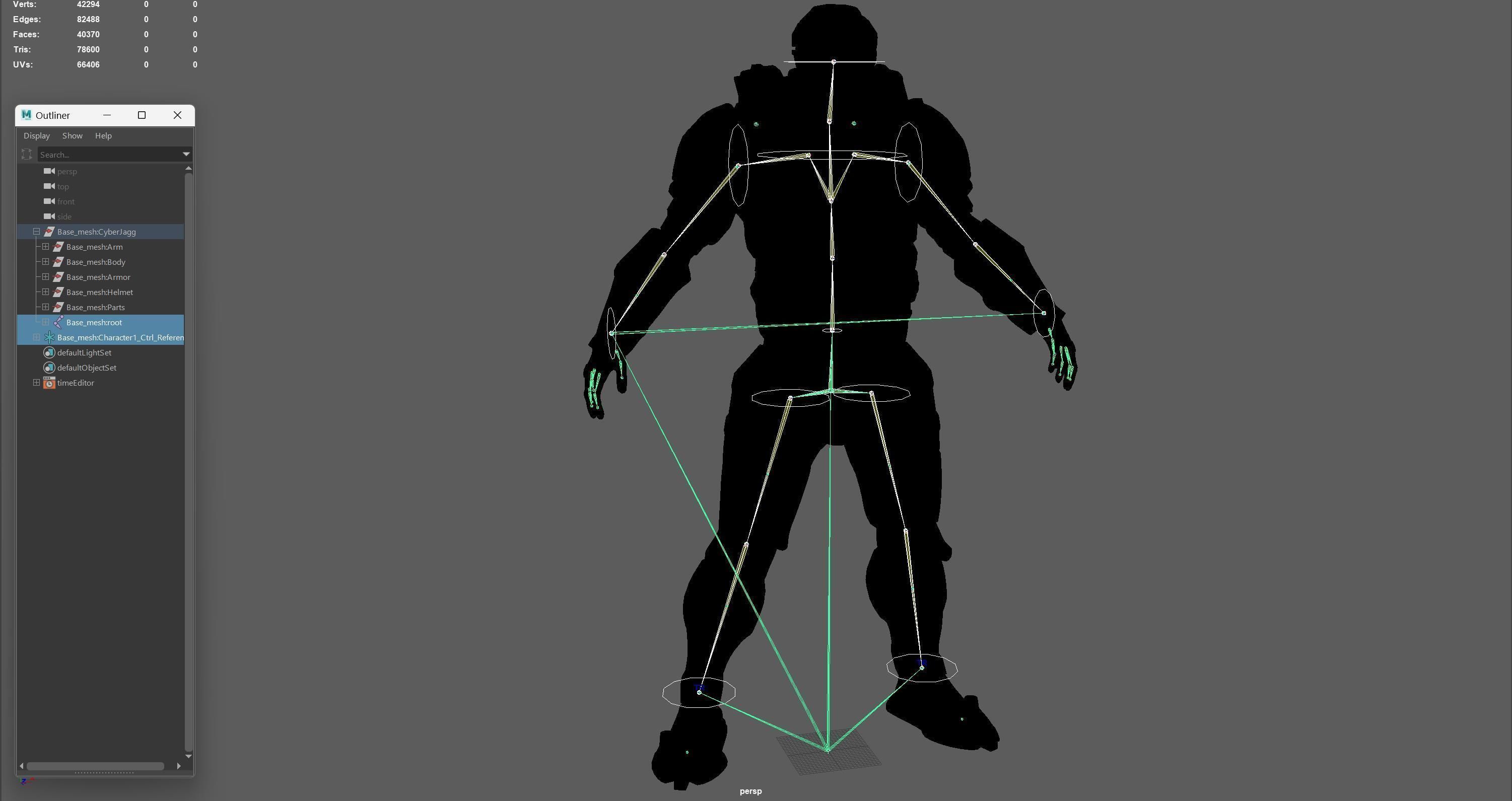 CyberJagg Low-poly 3D model_42