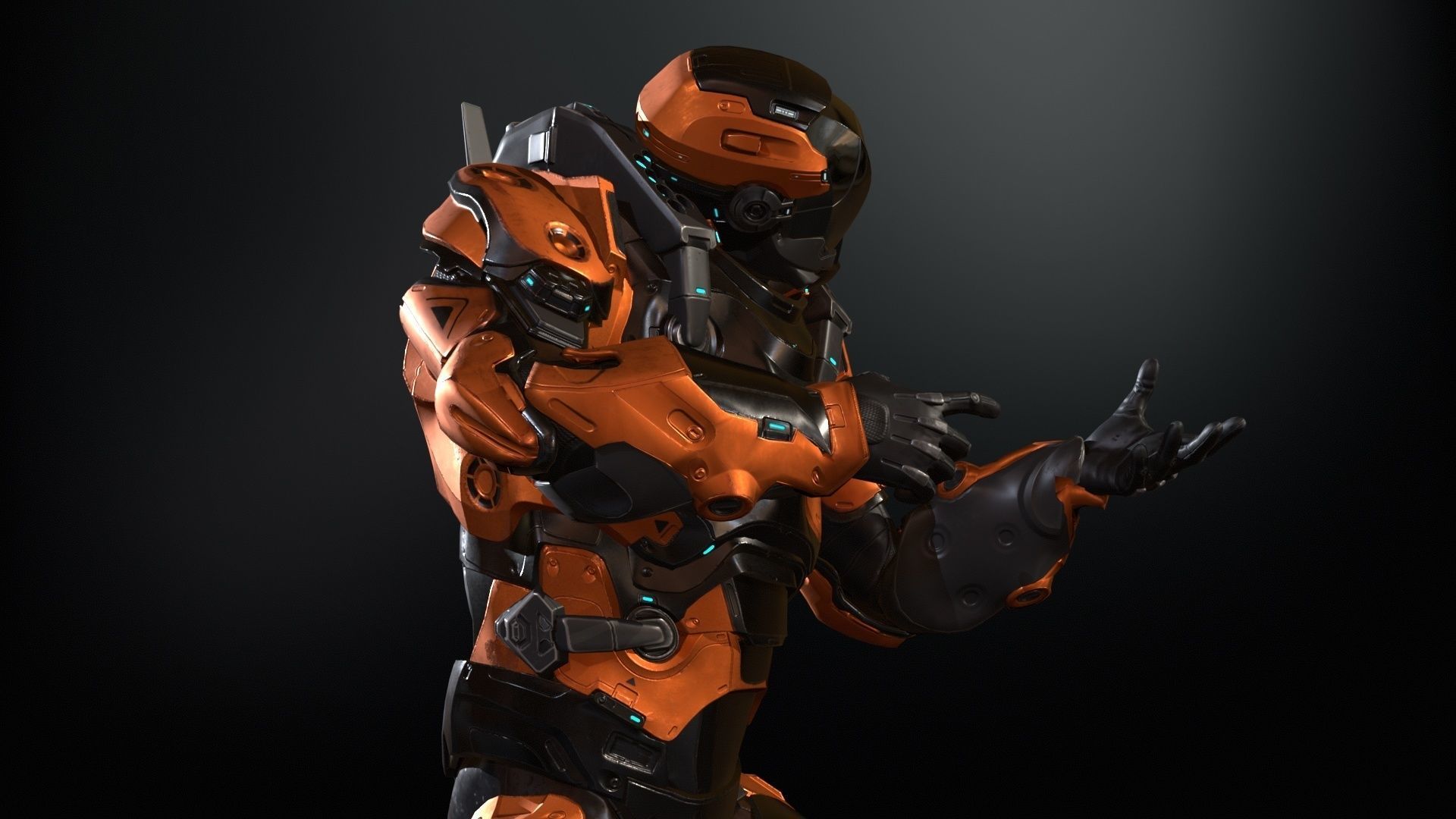 CyberJagg Low-poly 3D model_37