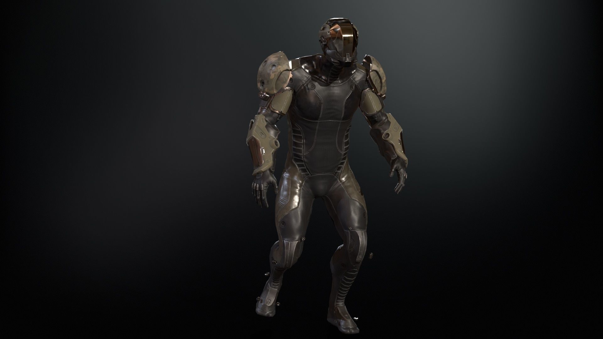 CyberJagg Low-poly 3D model_29