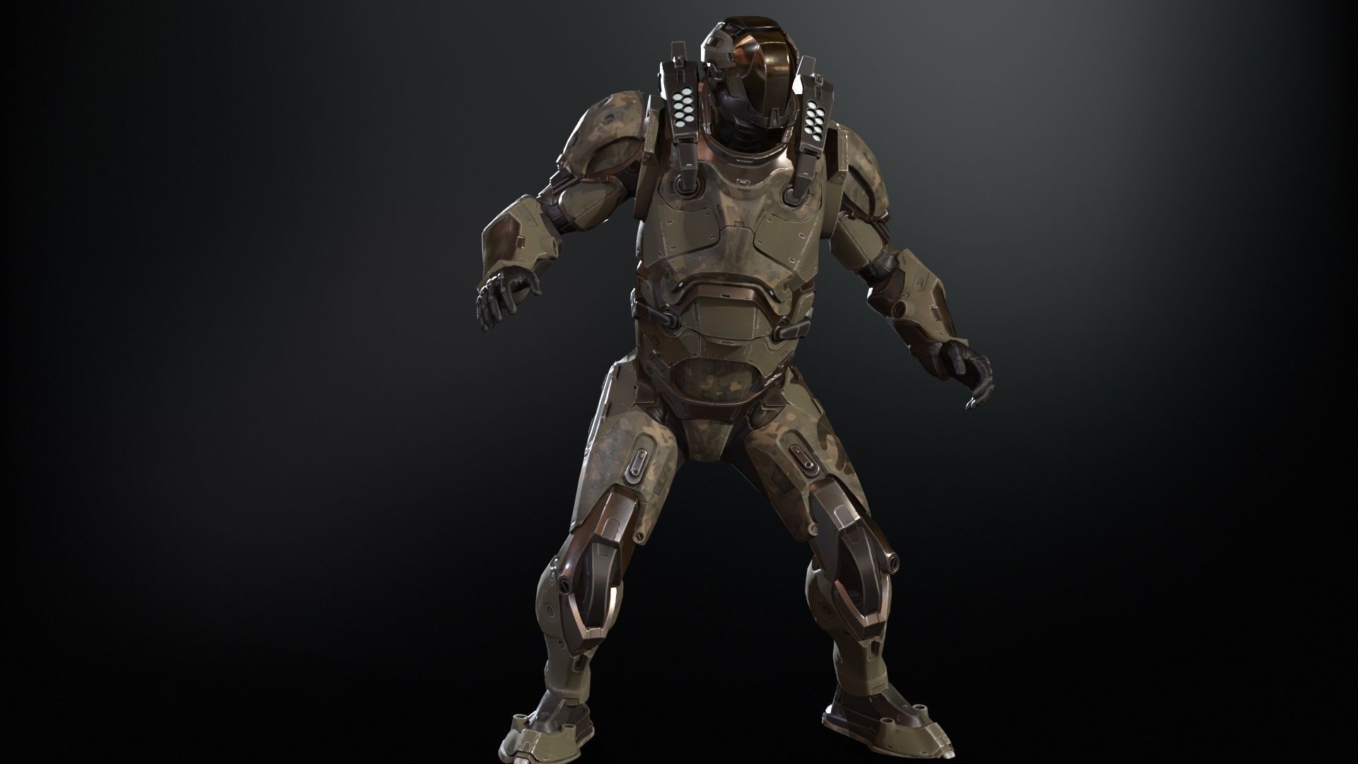 CyberJagg Low-poly 3D model_31