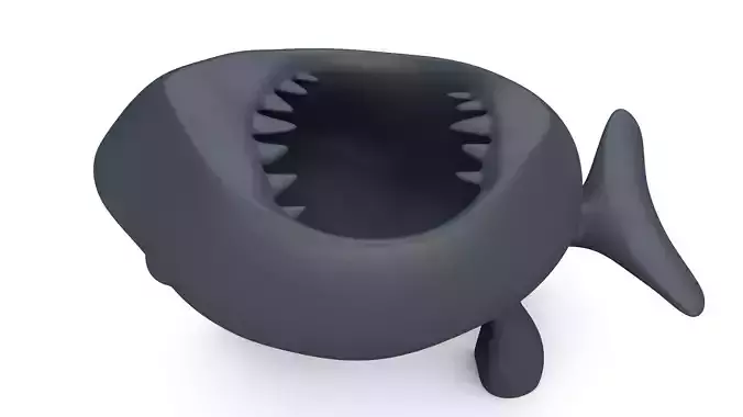 Shark Bowl 3D print model
